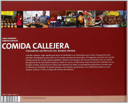 Comida Callejera., De Carla Diamanti  / Fabrizio Esposito. Editorial H.f. Ullmann En Español