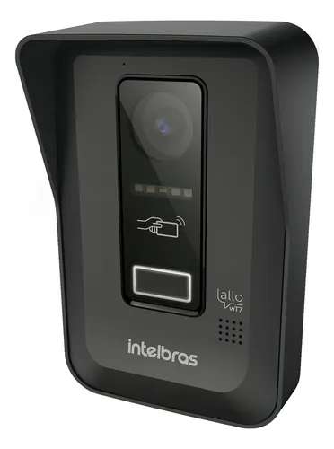 Módulo externo WiFi Intelbras Allo Wt7 para videoportero, color negro