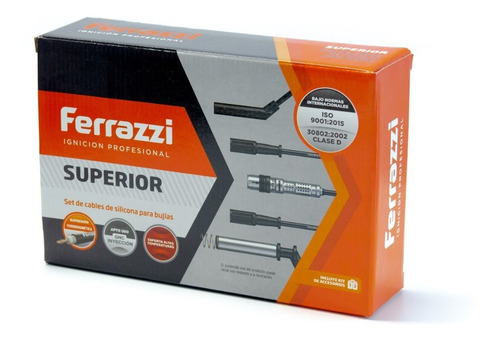 Imagen 1 de 3 de Cables Bujía Ferrazzi Fox Gol Trend Golf Suran Voyage Gol Pw