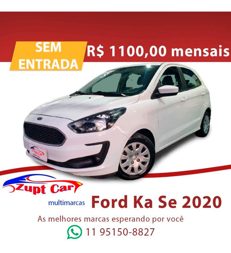 Ford Ka Se Completo 2020 Financiamento Sem Entrada Uber