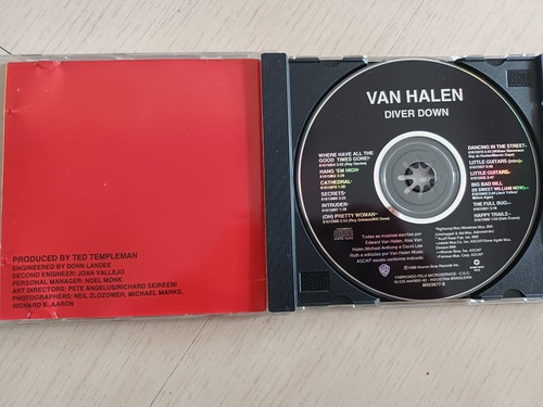 Cd Van Halen - Diver Down (1982) David Lee Roth Eddie Van (Usado)