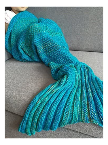 Ganchillo Hecho A Mano De Ganchillo Mermaid Tail Blanket