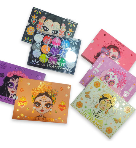 Paleta De Sombras Pigmentos Que Se Activan Con Agua Body Art