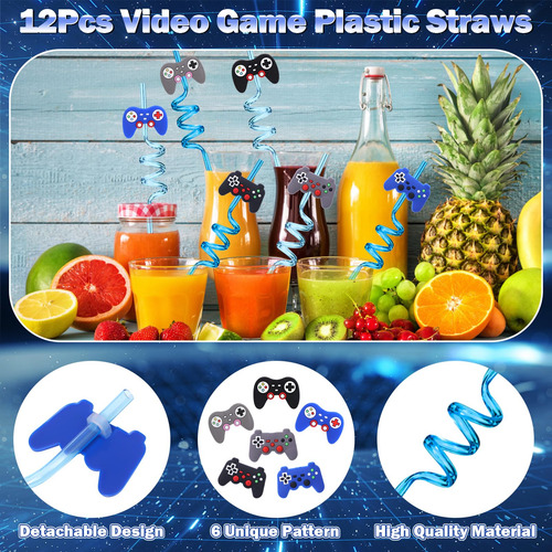Regalos De Fiesta Videojuegos 136 Piezas Suministros Cumplea