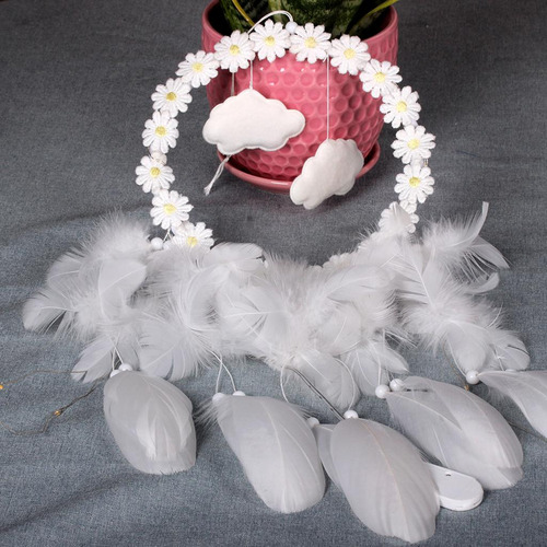 Colgante Adorno Plumas Colgante Decoración Hecho