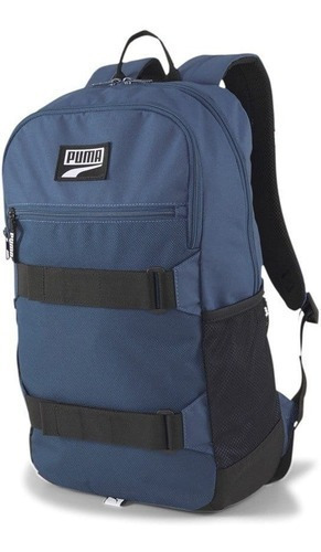 Mochila Puma Deck Backpack Azul Laptop Escolar Urbana Viaje