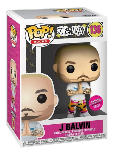 Funko J Balvin Vibras Pop Rocks 100 % Original