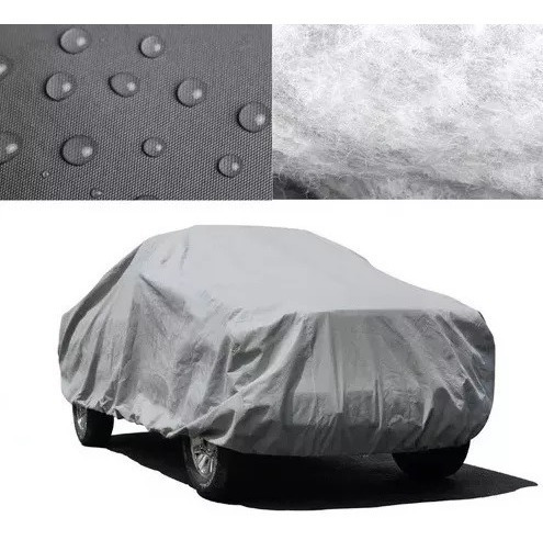 Imagen 2 de 9 de Cubre Auto Tricapa Pesado Impermeable Tracker Captiva Duster