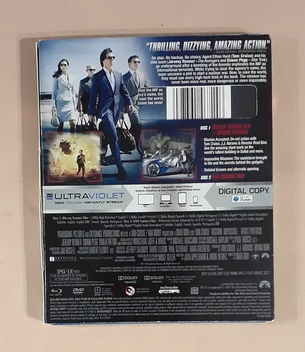 Mission Impossible Ghost Protocol - Blu-ray + Dvd Original