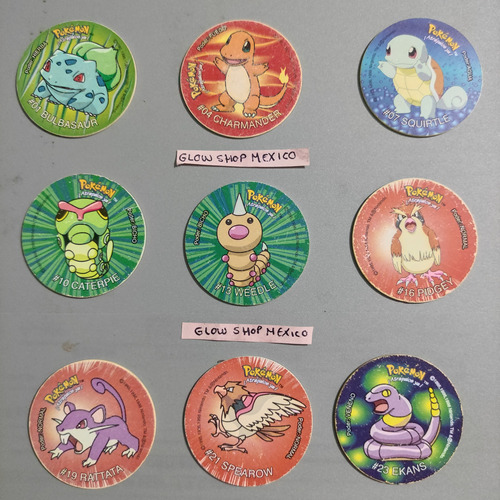 Colección Tazos Pokémon Generación 1 Sabritas 