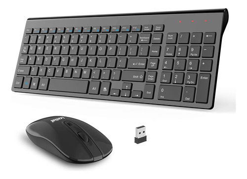 Mouse Leadsail, Con Teclado/inalambrico/compacto/silencioso