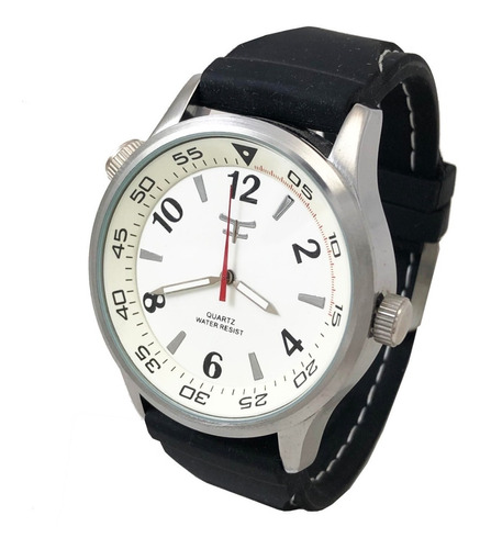 Reloj Kosiuko Hombre Caballero Caucho Aro Giratorio Ksk 7528