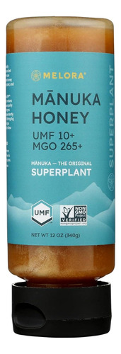 Miel De Manuka Nz Manuka Cruda 340g Umf 10+ Mgo 265+