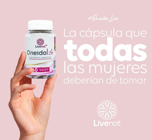 Oneida Live + Oneida Cream | Control Hormonal Y Menopausia Sin Sabor