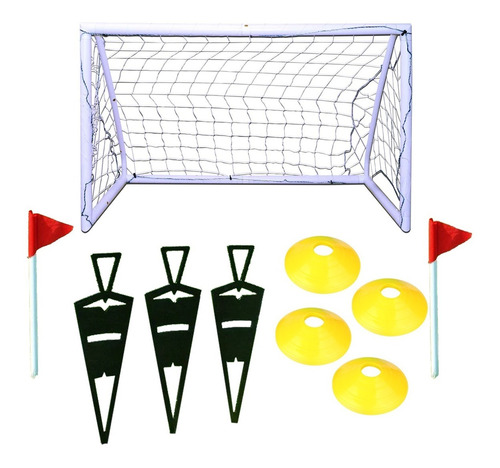 Set De Entrenamiento Fútbol Escuelita Con Arco Mvdsport     