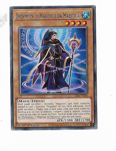 Yu-gi-oh Endymion, O Magistus Da Maestria - Raro Frete Inclu