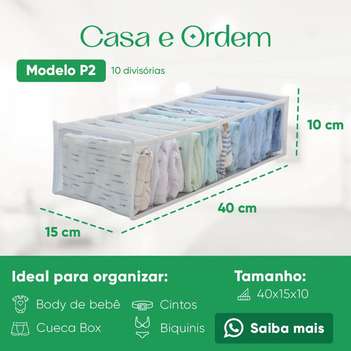 Combo Colmeia Organizadora: 10 P2 + 10 M