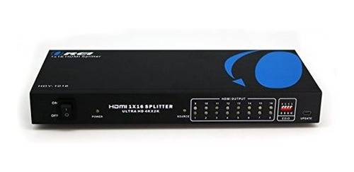 Orei 1x16 2.0 Hdmi Splitter 2 Puertos Con Full Ultra Hdcp 2.