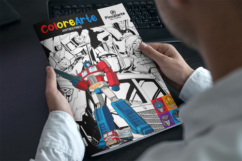 Transformers: Libro Para Colorear Optimus Prime Autobots