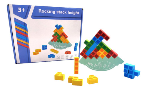 Brinquedo de jogo de tabuleiro Tetra Tower Tetris Balance