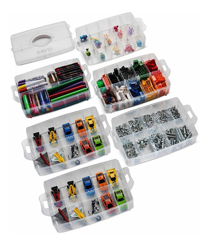 Lifesmart Ee.uu. Almacenamiento Apilable Recipiente Transpar
