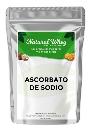 Vitamina C Ascorbato De Sodio 500 Gr