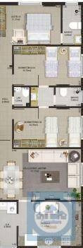 Imagem 18 de 20 de Apartamento Com 3 Dormitórios À Venda, 87 M² Por R$ 302.000,00 - Parque Bitaru - São Vicente/sp - Ap5726