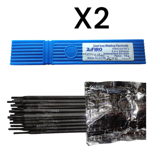 Electrodo Hierro Colado 3/32  Pack De 2 Zafiro