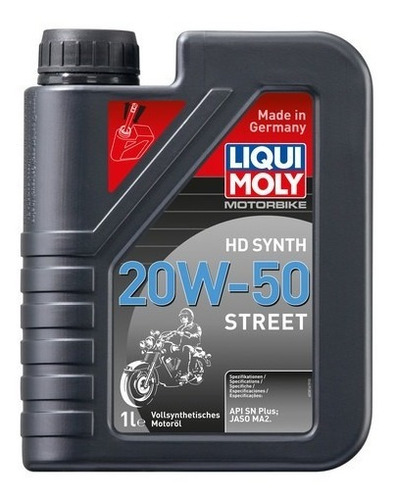 Aceite Moto 4t 20w50 Street 1 Litro Liquimoly