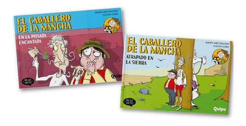 2 Libros Caballero De La Mancha 3 Y 4 Maria Falconi