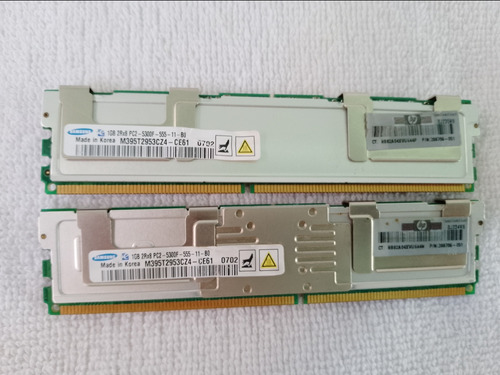 Memoria Ram 1 Gb 2rx8 Pc2 5300f