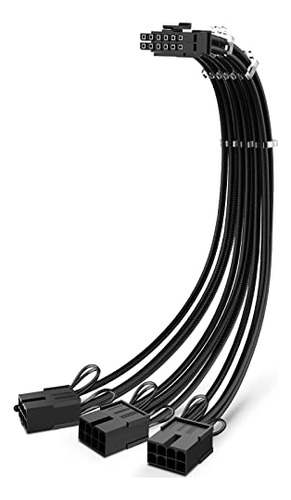 Cable De Extensión Enfundado Rtx 3090ti 4090 De 16 Pin...