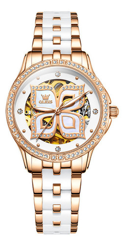 Relojes Automáticos Olevs Diamond Luxury Para Mujer .