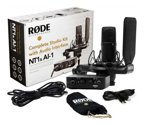 Kit Estudio Rode Nt1 & Ai-1 Rode Ai1 Nt1 + Ai 1 Con Interfaz