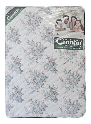 Colchon De Espuma Cannon Princess 2 Plazas 190x140  - Oferta