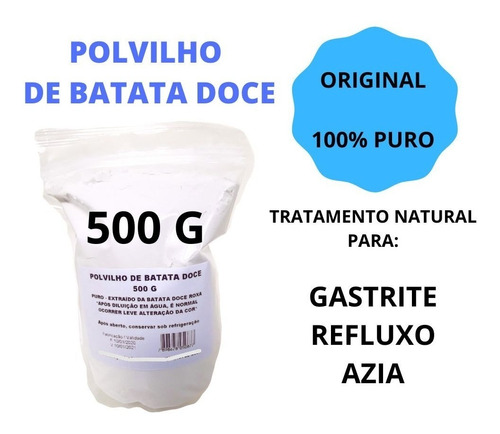 Polvilho Da Batata Doce 500g Original 100% Puro 