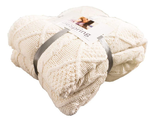 Tejido De Punto Sherpa Oversized Throw, Reversible Mant...