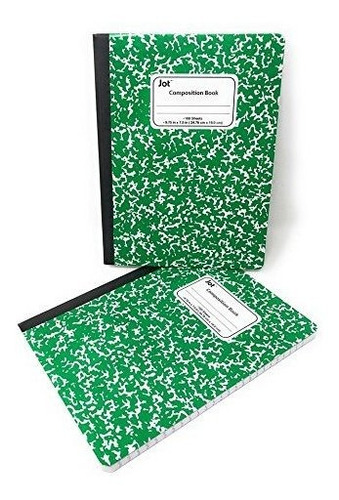 Papelería - Wide Ruled Marbled Composition Notebook Set Of 2