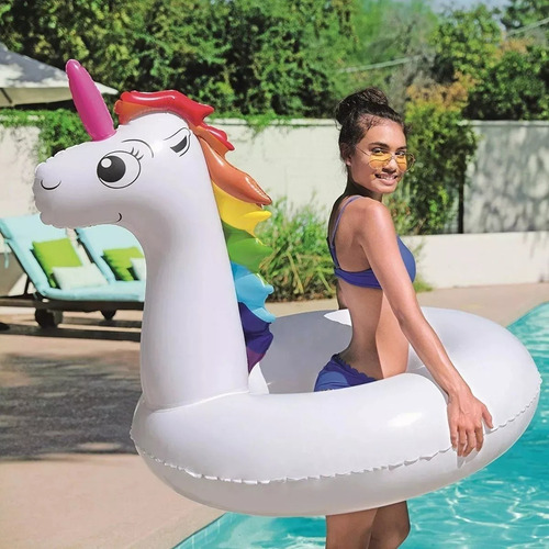 Imagen 8 de 8 de Inflable Unicornio Salvavidas 36123 Bestway Educando