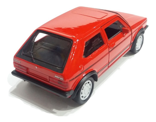 Imagen 2 de 6 de Auto Metal Vw Golf I Gti Welly Mil Y Un Juguetes La Plata