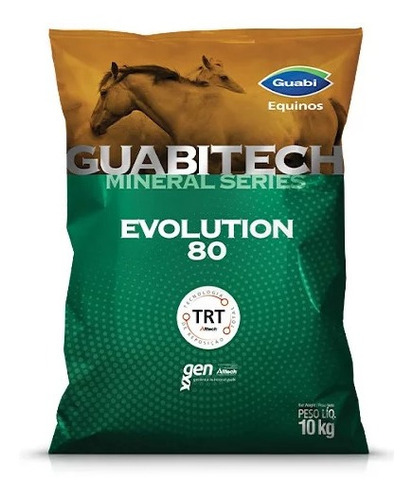 Suplemento Mineral Guabitech Evolution 80 Para Cavalos 10kg