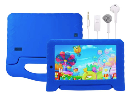 Tablet M7 3g 32gb + Capa Emborrachada Infantil Azul + Fone