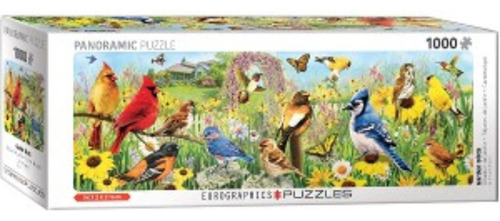  Puzzle 1000 Pzas Garden Birds Panorama - Eurographics 