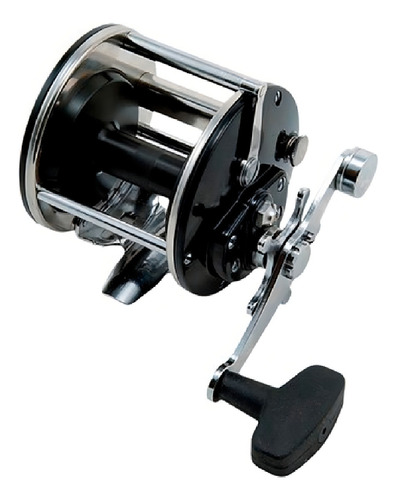 Reel Rotativo Penn 209m Level Wind Embarcado Trolling Color Negro Lado De La Manija Derecho