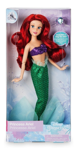 Muñeca Clásica Princesa Ariel, Original Disney Store