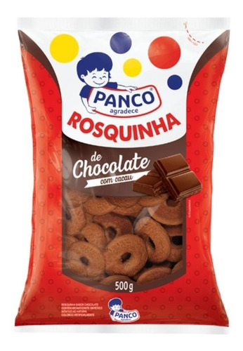 Rosquinha Chocolate Biscoito Panco 500grs