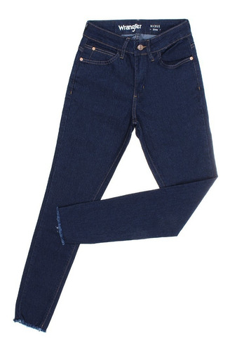 Calça Jeans Feminina Skinny Azul Escuro Original Wrangler 26