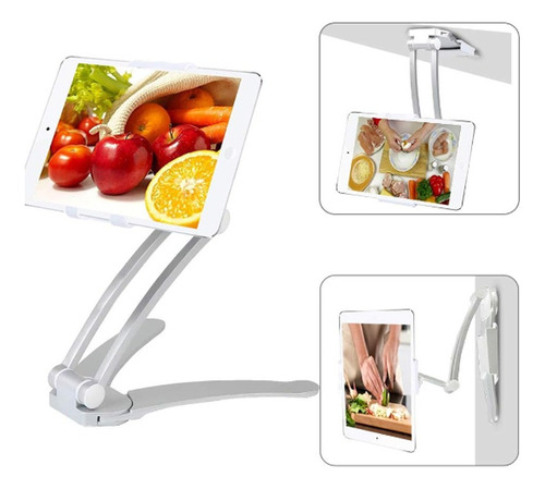 Soporte Tablet iPad De Cocina Ajustable Kitchen 2 En 1 