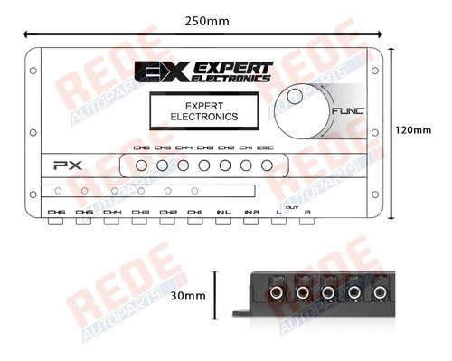 Imagem 6 de 6 de Processador De Audio Expert Px1 Pro Limiter Px1