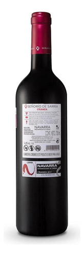 Pack De 12 Vino Tinto Señorio De Sarria Crianza 750 Ml